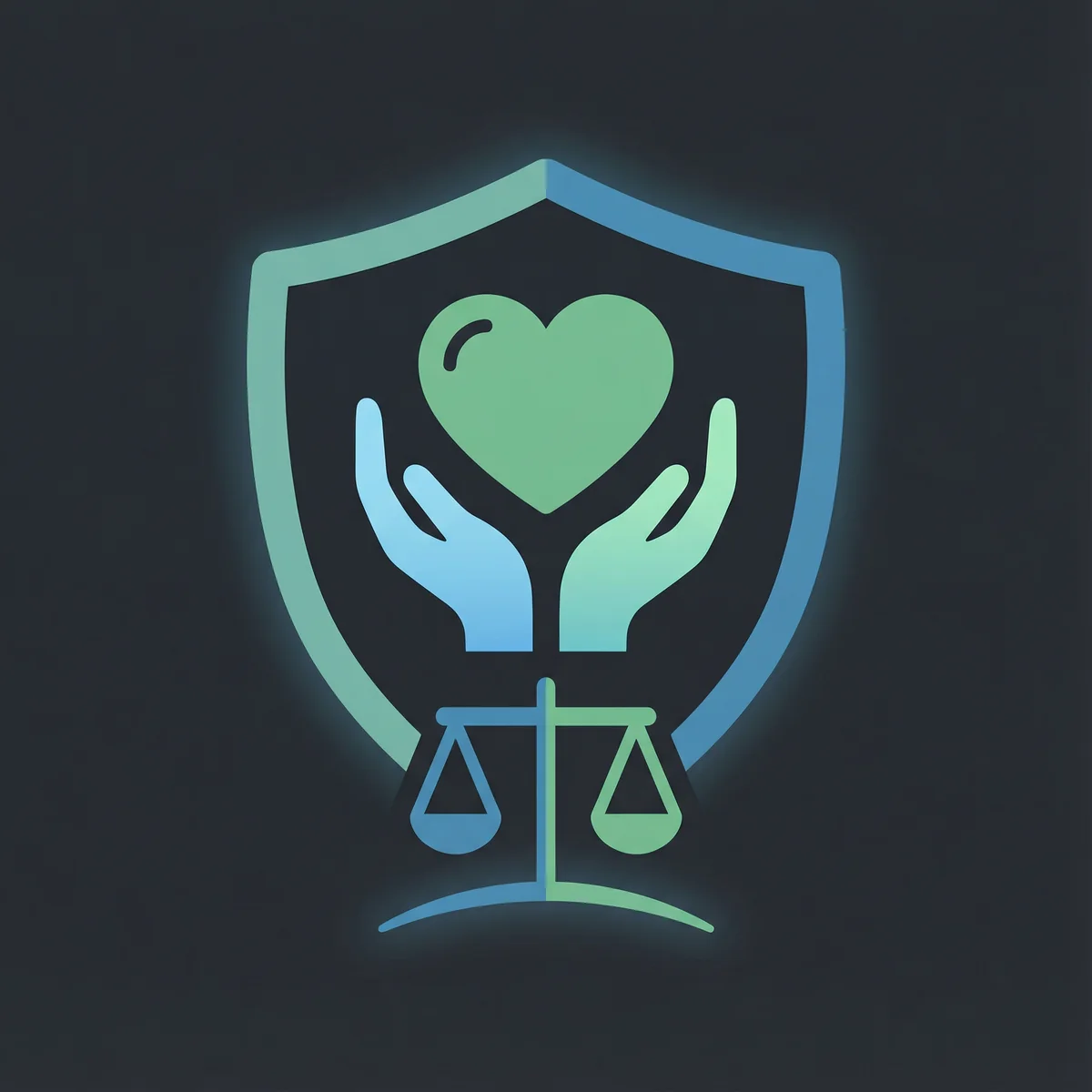 Ícone de jogo responsável com escudo protetor